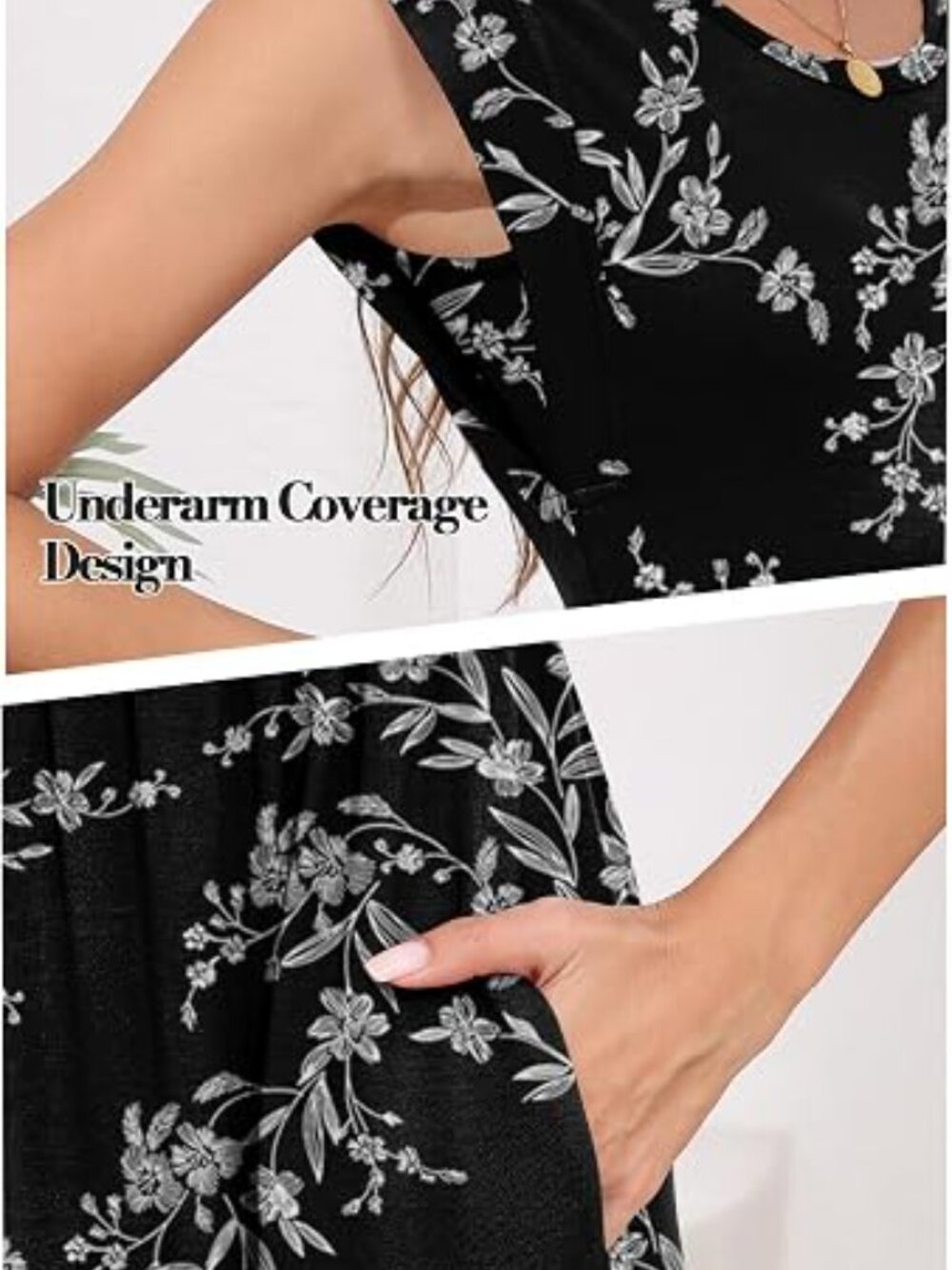 Womens 2026 Maxi Dresses Empire Waist Long Summer Dress Casual Cap Short Sleeve - Picture 4 of 5